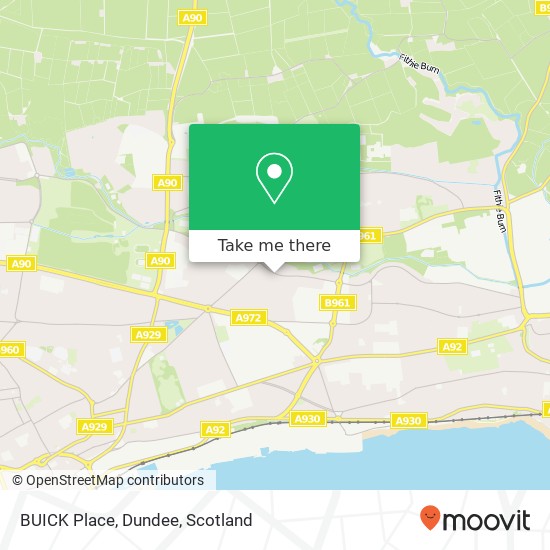 BUICK Place, Dundee map