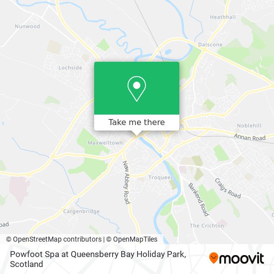 Powfoot Spa at Queensberry Bay Holiday Park map