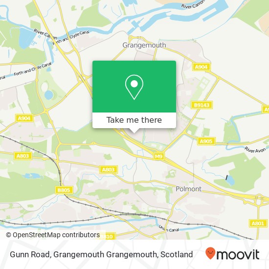 Gunn Road, Grangemouth Grangemouth map