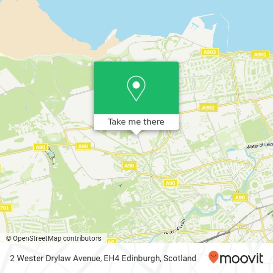 2 Wester Drylaw Avenue, EH4 Edinburgh map