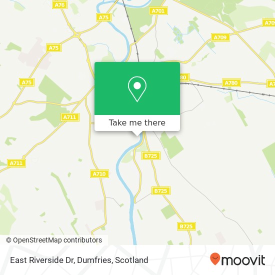 East Riverside Dr, Dumfries map