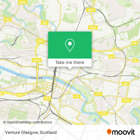 Venture Glasgow map