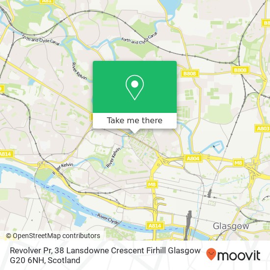 Revolver Pr, 38 Lansdowne Crescent Firhill Glasgow G20 6NH map