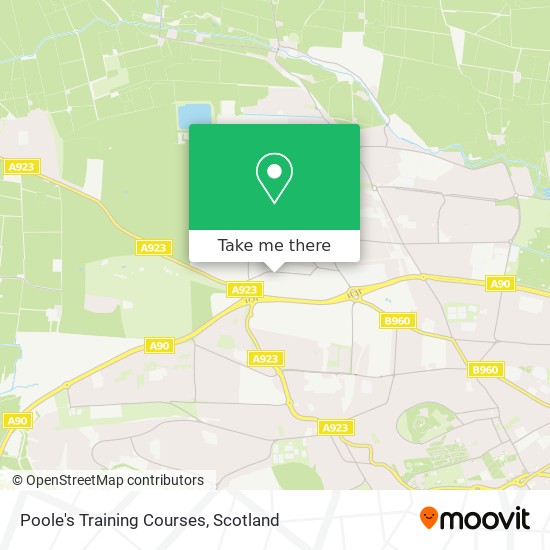 Poole's Training Courses map