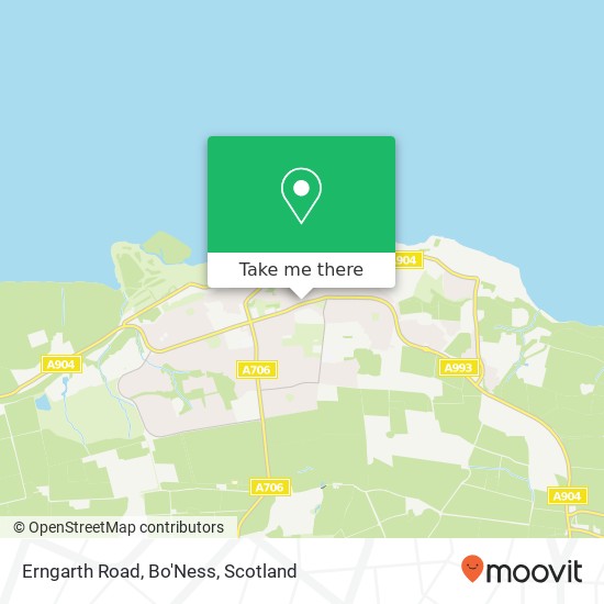 Erngarth Road, Bo'Ness map