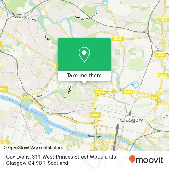 Guy Lyons, 311 West Princes Street Woodlands Glasgow G4 9DR map