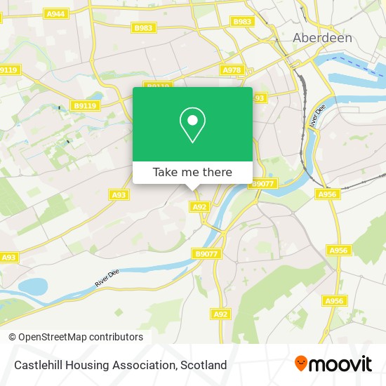 Castlehill Housing Association map