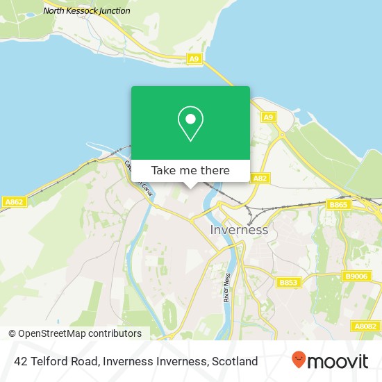 42 Telford Road, Inverness Inverness map