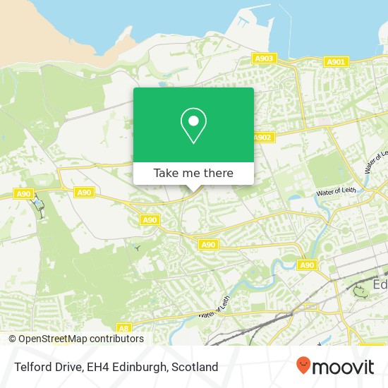 Telford Drive, EH4 Edinburgh map