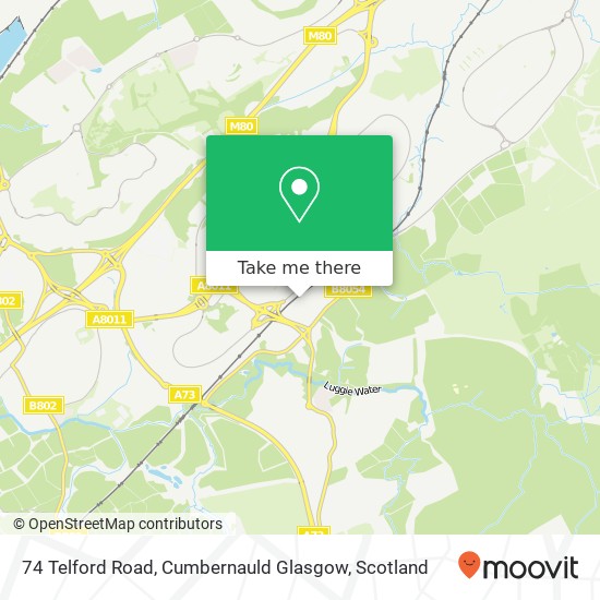 74 Telford Road, Cumbernauld Glasgow map