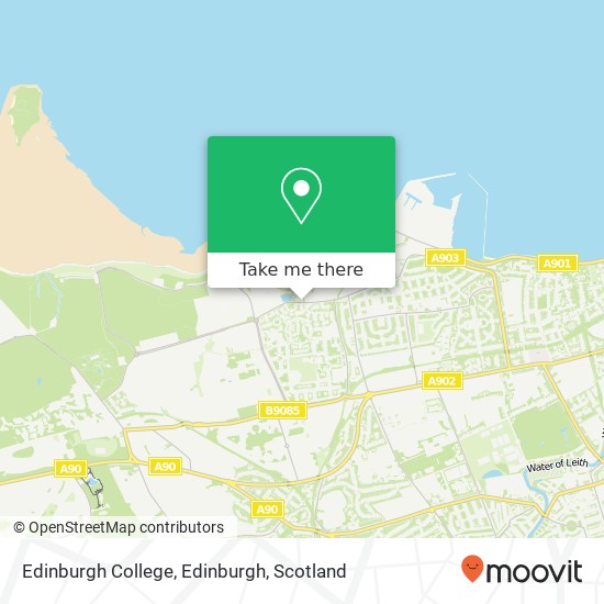 Edinburgh College, Edinburgh map