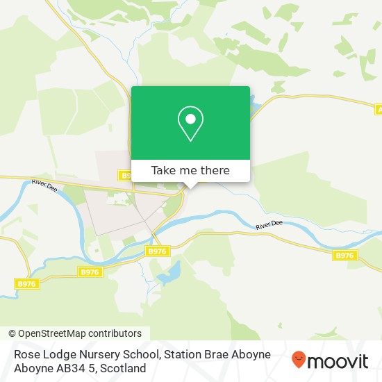 Rose Lodge Nursery School, Station Brae Aboyne Aboyne AB34 5 map