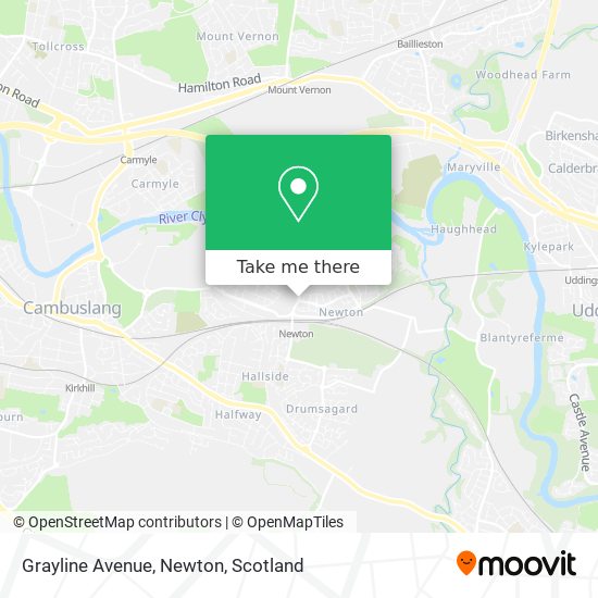 Grayline Avenue, Newton map