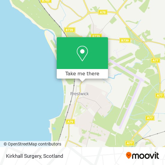 Kirkhall Surgery map