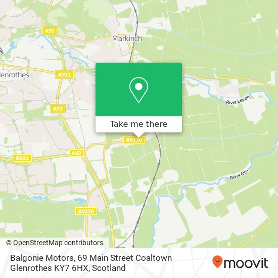 Balgonie Motors, 69 Main Street Coaltown Glenrothes KY7 6HX map
