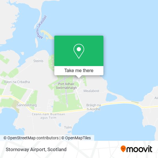 Stornoway Airport map