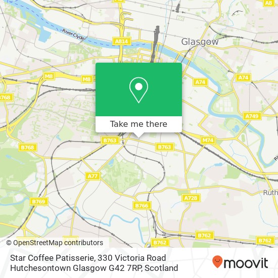 Star Coffee Patisserie, 330 Victoria Road Hutchesontown Glasgow G42 7RP map