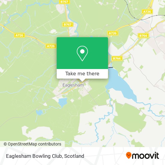 Eaglesham Bowling Club map