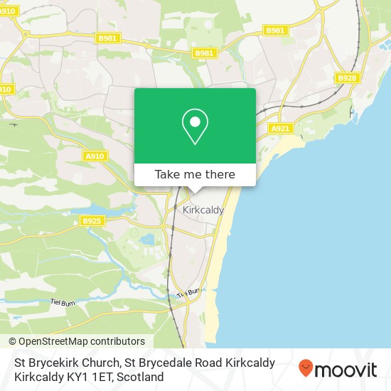 St Brycekirk Church, St Brycedale Road Kirkcaldy Kirkcaldy KY1 1ET map