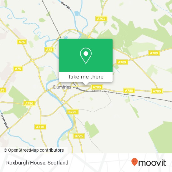 Roxburgh House map