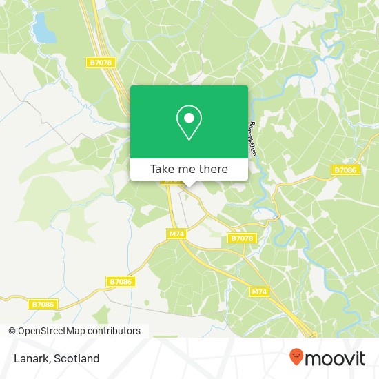 Lanark map