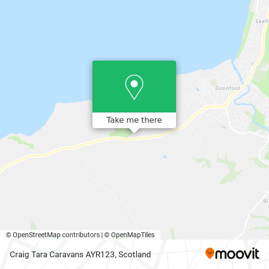 Craig Tara Caravans AYR123 map