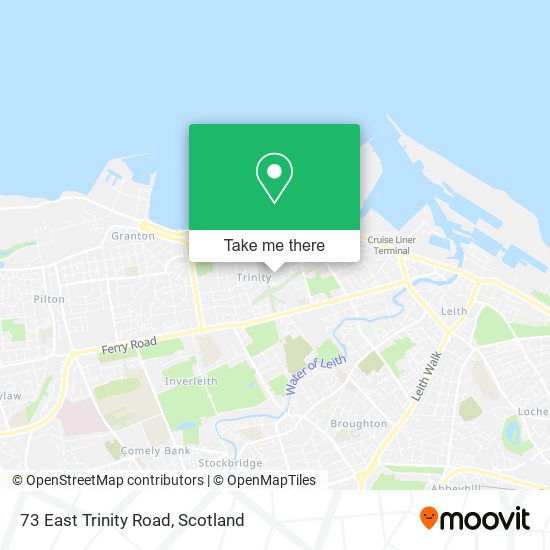 73 East Trinity Road map