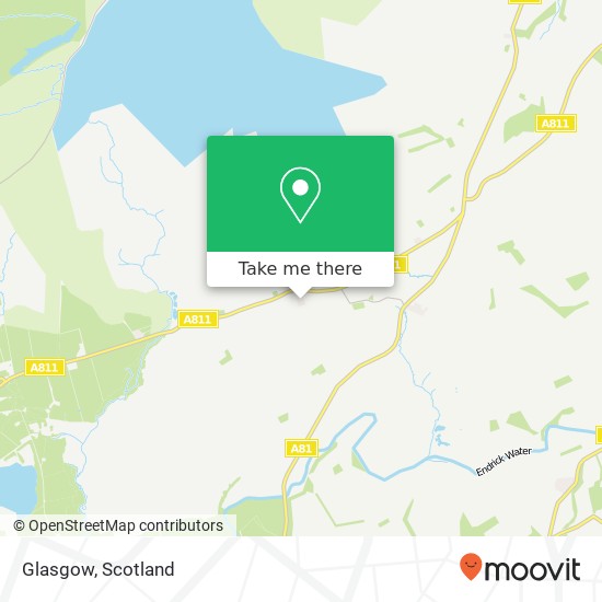 Glasgow map