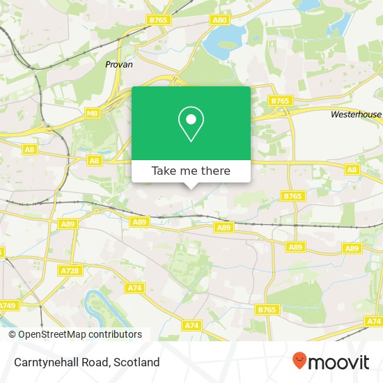 Carntynehall Road map
