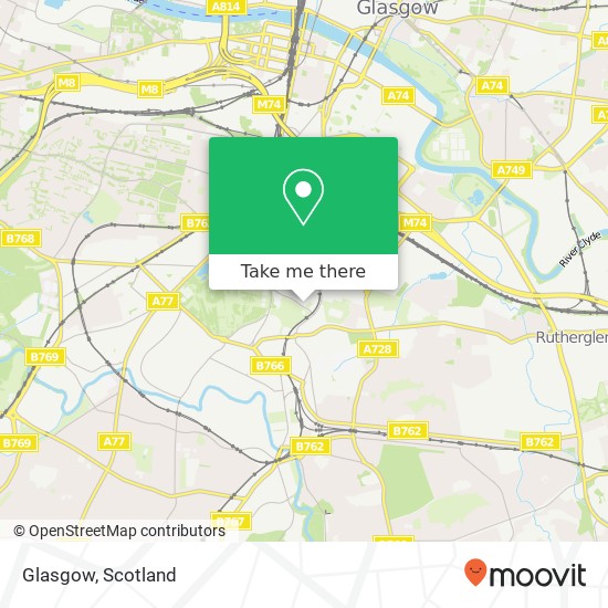 Glasgow map