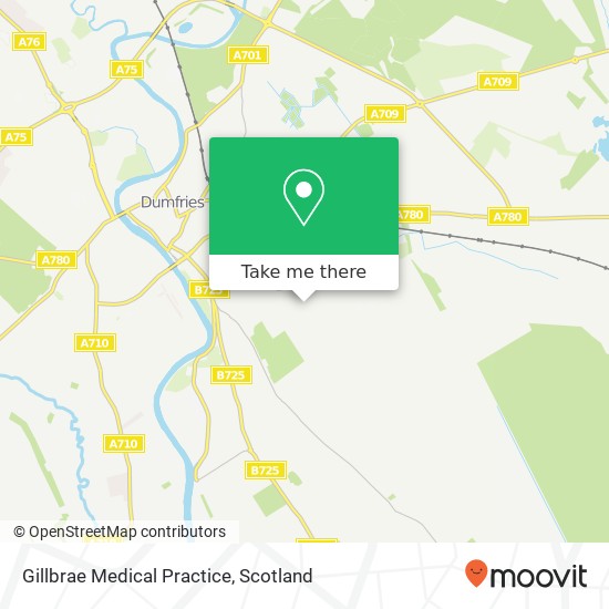 Gillbrae Medical Practice map