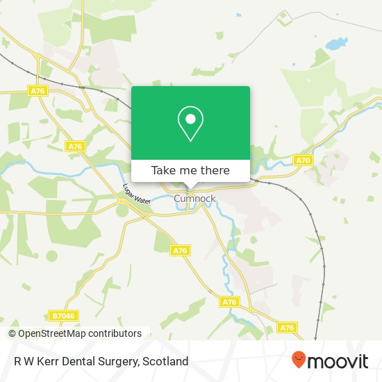 R W Kerr Dental Surgery map