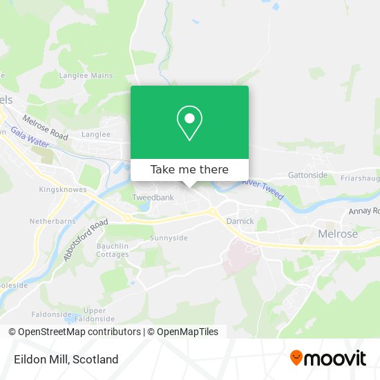 Eildon Mill map