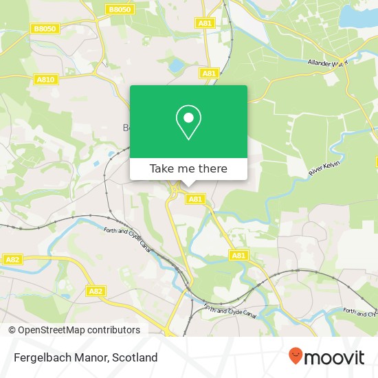 Fergelbach Manor map