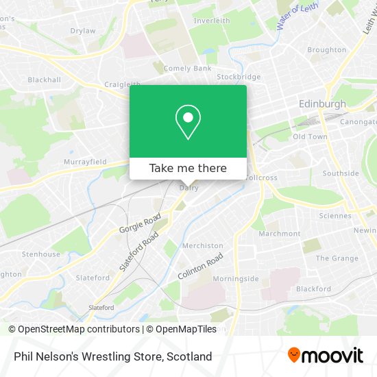 Phil Nelson's Wrestling Store map