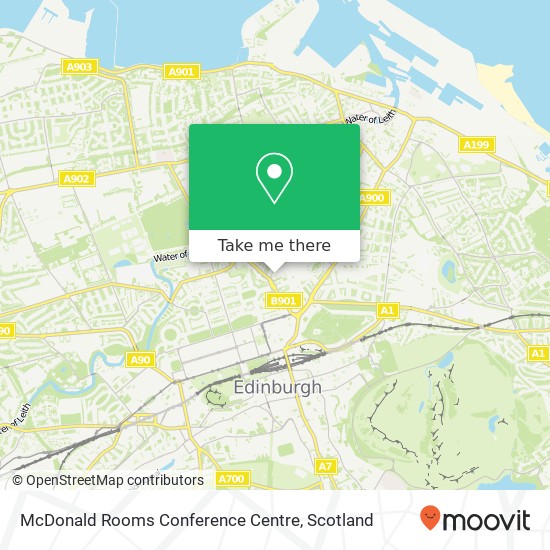 McDonald Rooms Conference Centre map