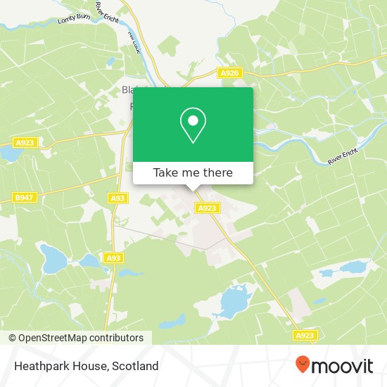 Heathpark House map