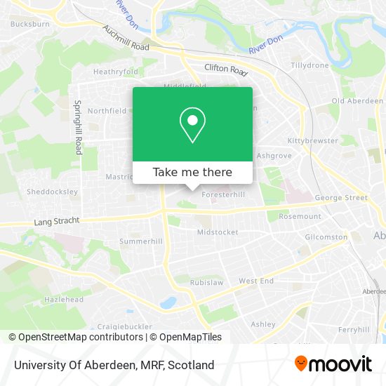 University Of Aberdeen, MRF map