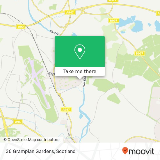 36 Grampian Gardens map