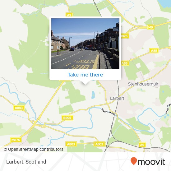 Larbert map