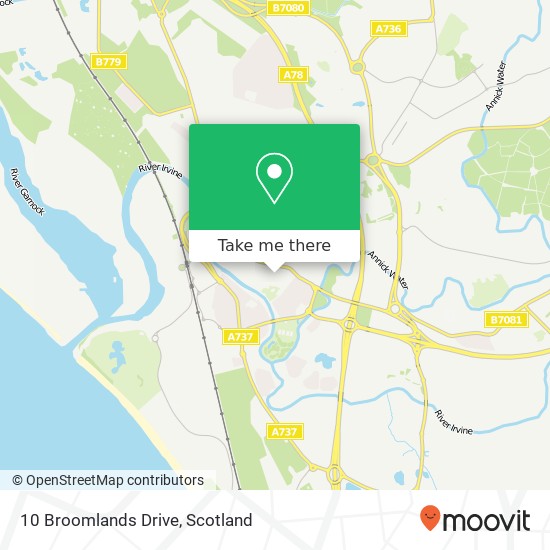 10 Broomlands Drive map