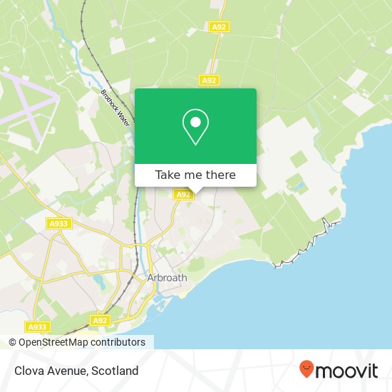 Clova Avenue map