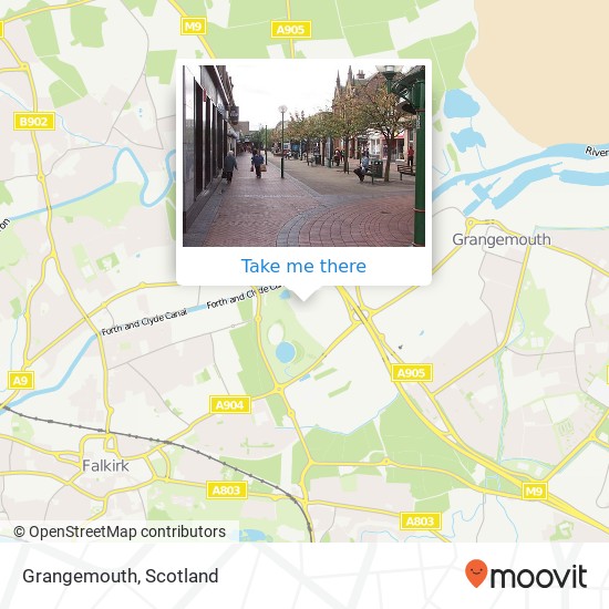 Grangemouth map