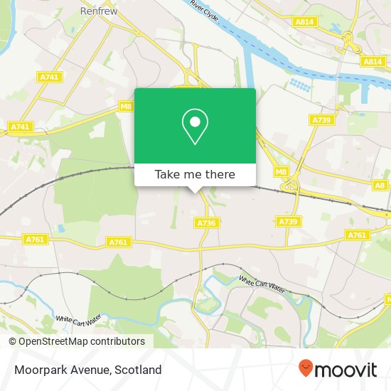 Moorpark Avenue map