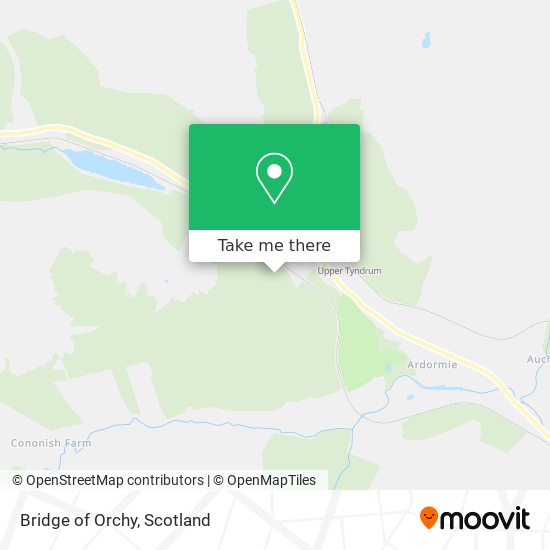 Bridge of Orchy map