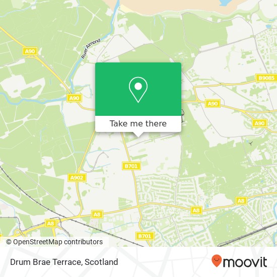 Drum Brae Terrace map