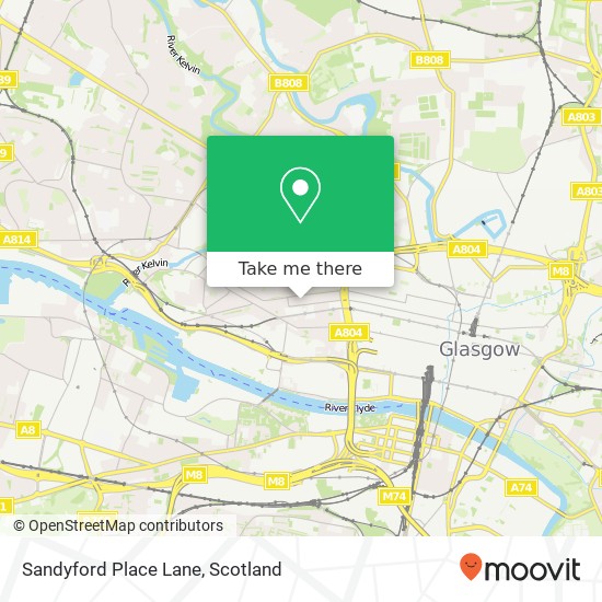 Sandyford Place Lane map