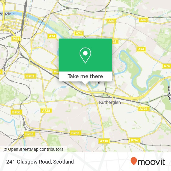 241 Glasgow Road map