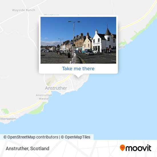 Anstruther map
