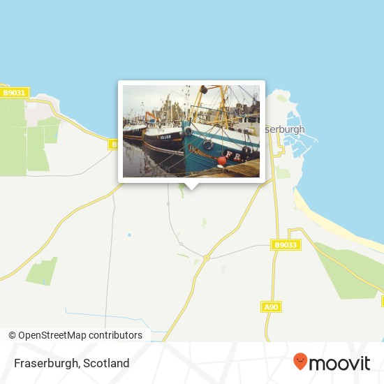 Fraserburgh map